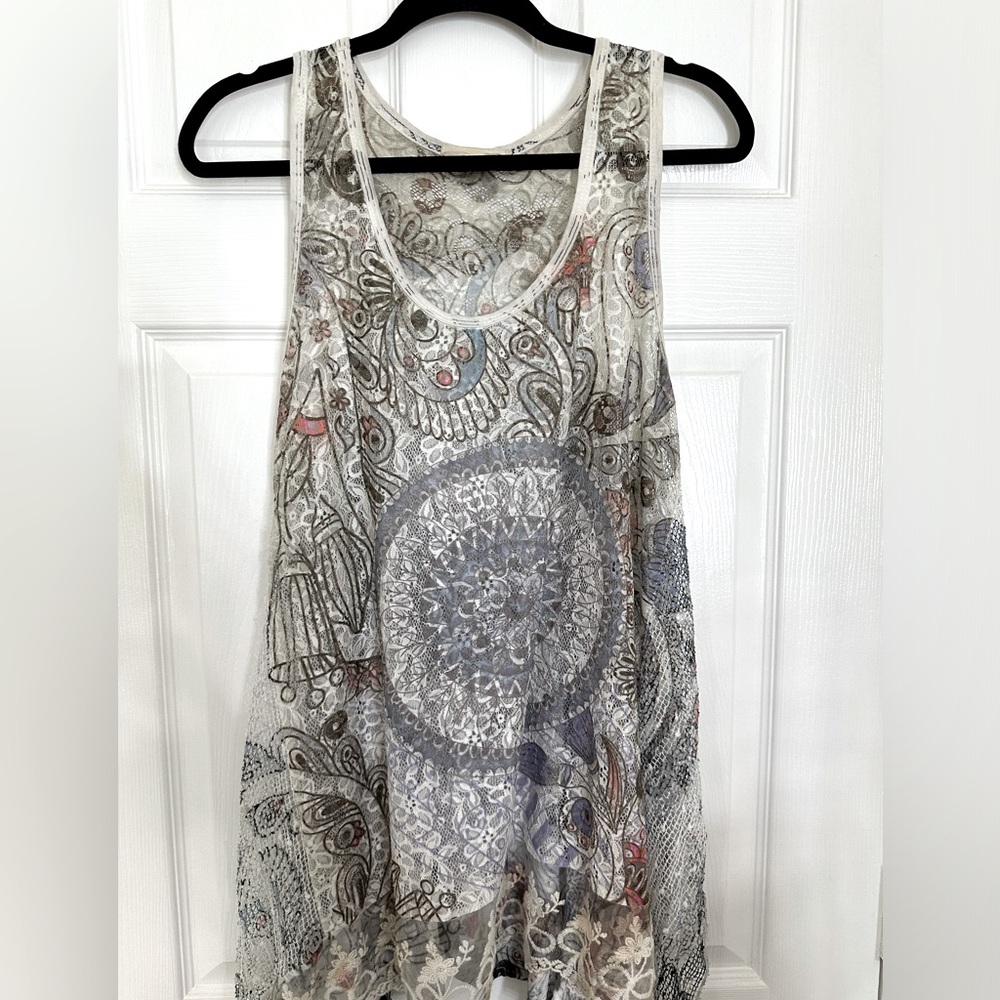 Belle France XL Lace Tank